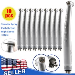 10 Yabang Dental High Speed Handpiece Push 3 Spray Turbine For KaV Y3BM
