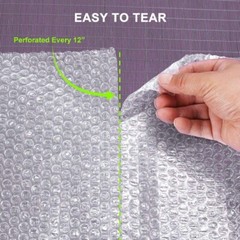 175 feet Bubble Cushioning Wrap Roll Small Bubble 12″ Wide Perforated Every 12″