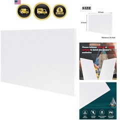 HDPE Plastic Sheet 1/2 Inch Thick 12″ x 16″, High Density Polyethylene Solid …