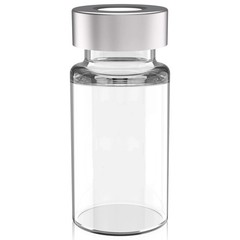 100pcs 10ml Glass Vials Sample Vials Headspace Vial 20mm Crimp Top Clear HPLC