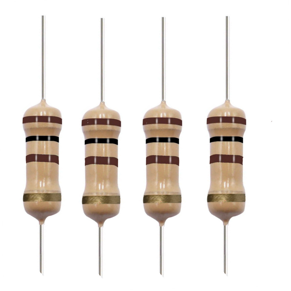 10 Pack~100PACK 100 Ohm Ω 5% Tolerance 1/2W 0.5 Watt Carbon Film Resistor