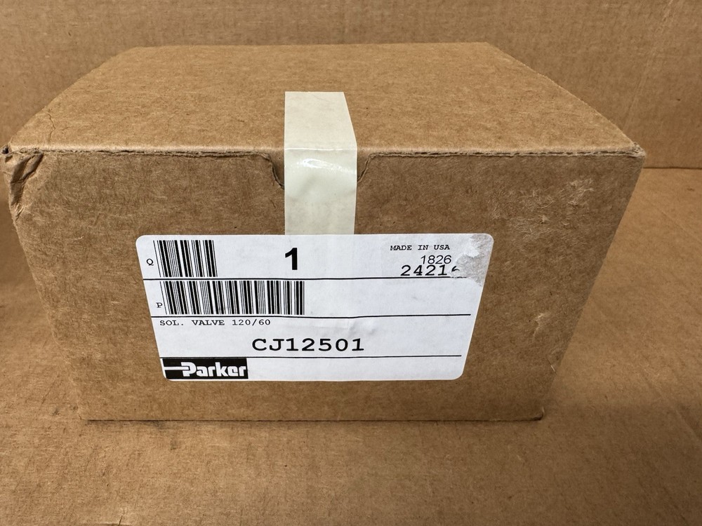 PARKER SOLENOID VALVE CJ12501 VAC-150 120 VOLTS -Brand New