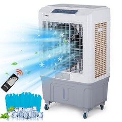 Indoor Outdoor Portable Evaporative Swamp Air Cooler 2353- 4118CFM Remote 30-50L