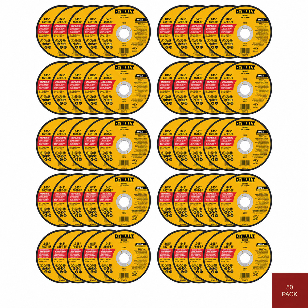 7/8 In. X 5”. X 0.045 In. Metal and Stainless Cutting Wheel (50-Pack) A60T-BF