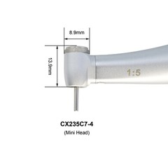 COXO Dental 1:5 High Speed Electric Handpiece 1:1 Contra Angle Fiber Optic NSK