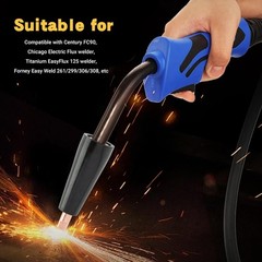 24 PCS Flux Core Gasless Nozzle Tips Kit, 0.03 0.8mm Flux Core Welder Mig 20…