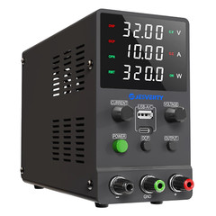 DC Power Supply Variable, 0-32V 0-10A Adjustable Switching DC Regulated Bench Po
