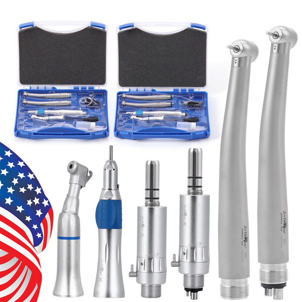 Dental High Speed and Low Speed Handpiece Kit 2 Hole/4 Hole USA