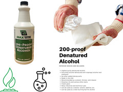 200- Proof Denatured Alcohol – Solvent, Thinner, Cleaner – 32 oz