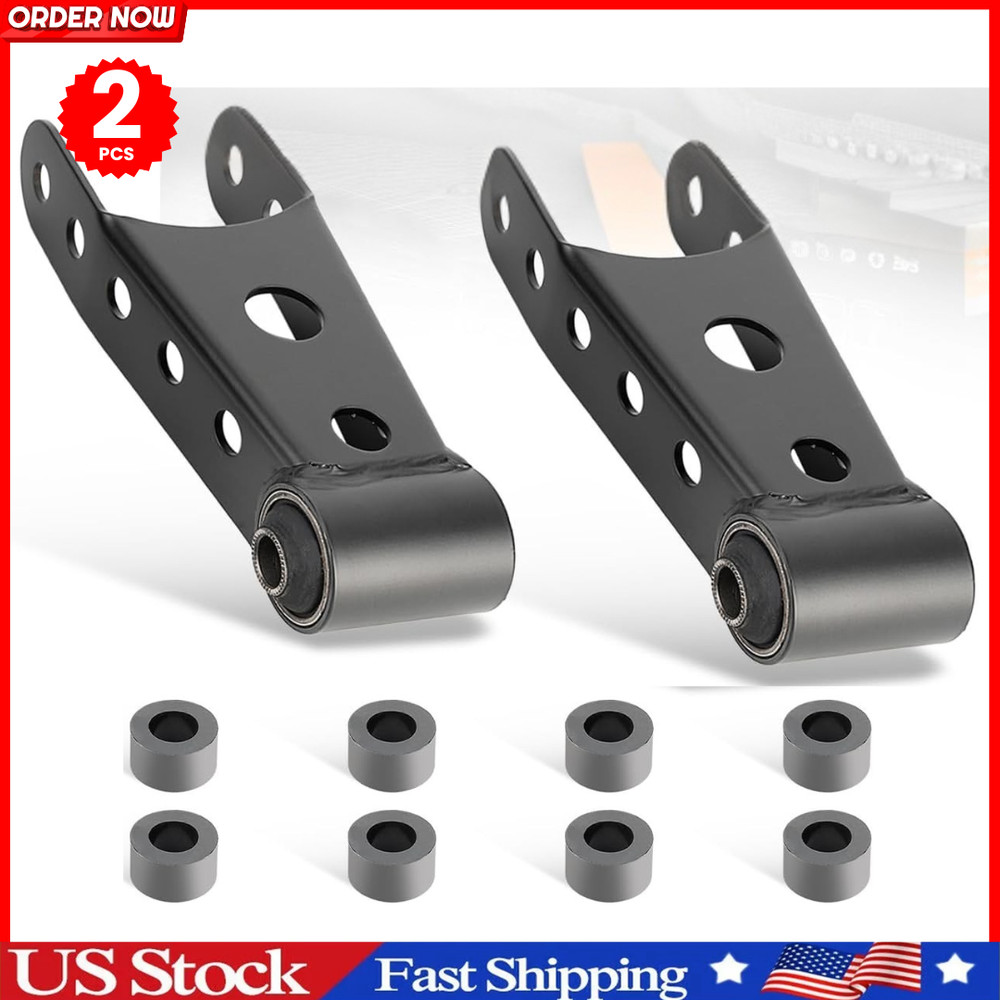 2′-3′ Rear Lowering Drop Shackles Kit for 1988-2018 Chevrolet Silverado 1500,…