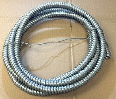 1/2″ Flexible Metal Conduit FMC Greenfield Galvanized Steel ~15 ft Coil