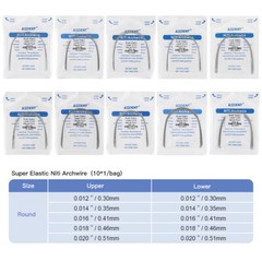 AZDENT Dental Orthodontic Super Elastic Niti Arch Wire Round Ovoid/Nature Form