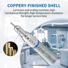 eLabPal Dental Slow Low Speed Straight Handpiece Nose Cone E-type Fit NSK Style