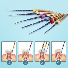 Dental Endo Rotary Files X-pro Gold Taper SX-F3 Files Root Canal Engine Use 25MM