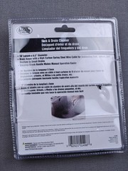 Tool Cache 10 ft Sink & Drain Cleaner Auger Snake 0.2″ Manual Crank Plumbing