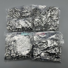 48 sizes Dental Kids Crown Primary Molar Pediatric Crowns Stainless Steel 5pcs