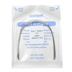 10pcs Dental Orthodontic Super Elastic Niti Round Arch Wires Natural Form AZDENT