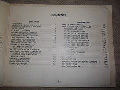 KOMATSU GD705A-3 MOTOR GRADER OPERATION & MAINTENANCE MANUAL BOOK S/N 30001-UP