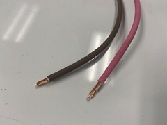 AUTOMOTIVE WIRE 10 AWG GXL WIRE PINK 50 FT + 50 FT BROWN MADE IN U.S.A