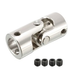 10mm to 10mm Inner Dia Rotatable Universal Steering Shaft U Joint Coupler 2 Pcs