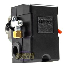 Lefoo 95-125 PSI Air Compressor Pressure Switch 1/4″ Female NPT 4 Port LF10-L4H