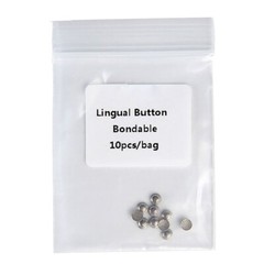 Dental Orthodontics Lingual Buttons Bondable Round / Crimpable Hooks Split Stops