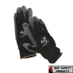 GLOBAL GLOVE PUG17-L POLYURETHANE PU COATED WORK GLOVES SIZE LARGE (144 PAIR)