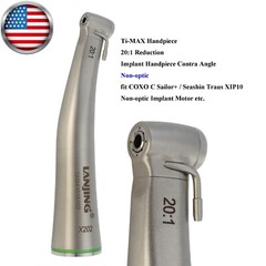 Lanjing Implant Surgical Handpiece 20:1 32:1 Contra Angle LED Optic NSK Saeshin