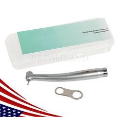 SANDENT Standard Head Dental Air Turbine High Speed Push Button Handpiece 4 Hole