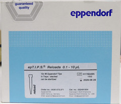 Eppendorf 022491504 epT.I.P.S. Reloads 0.1-10 uL 10×96 Eppendorf Tips in Trays