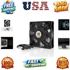 AXIAL 1225, Quiet Muffin Fan, 120V AC 120mm x 25mm Low Speed, -Certified for …