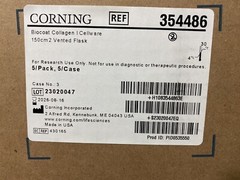 CORNING 150cm² Rectangular Canted Neck Cell Culture Flask 354486 (5/cs)