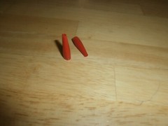 LOT/10 Mueller #32 Alligator Clip Insulator Red Fits 30/30C Clips,NOS