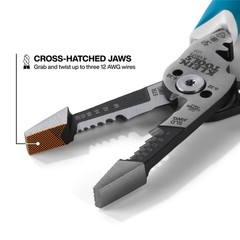 KLEIN TOOLS K12075 SLIM FORGED WIRE STRIPPER CUTTER CRIMPER NEW Electrical