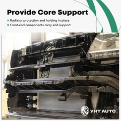 Front Radiator Core Support Dodge Avenger 2008-2014 Plastic Steel