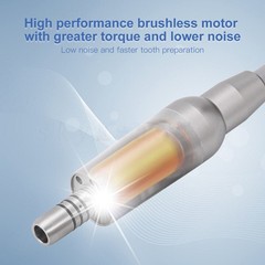 Dental LED Electric Micro Motor/1:5 Fiber Optic Contra Angle Handpiece Inner