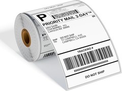 4×6 Thermal Labels, Shipping Address Label (Pack of 250 4×6 Roll Labels) – Co…