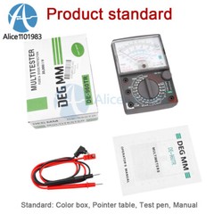 AC DC 1000V Pointer Type Analog Multimeter Meter Voltage Current Resistance