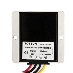 36V to 12V Voltage Reducer Regulator DC to DC Converter 10A 120W Waterproof