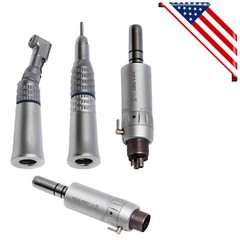 SEASKY Dental Slow Speed Latch Contra Angle Straight Air Motor 2H/4H EX203 Ir