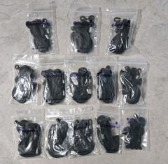 Lot Of 13: Deluxe SAFETY Eyeglass Cords Black 122702G-01 New With Free Shipping