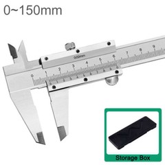 0-150mm 0.02mm Stainless Steel Vernier Caliper Measuring Tool with Storage Box