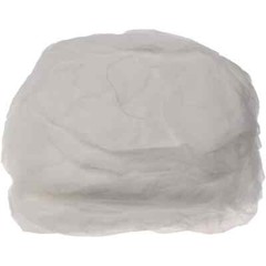 PRO-SAFE Food Service Bouffant Caps: White Nonwoven Polypropylene, 500 Pack