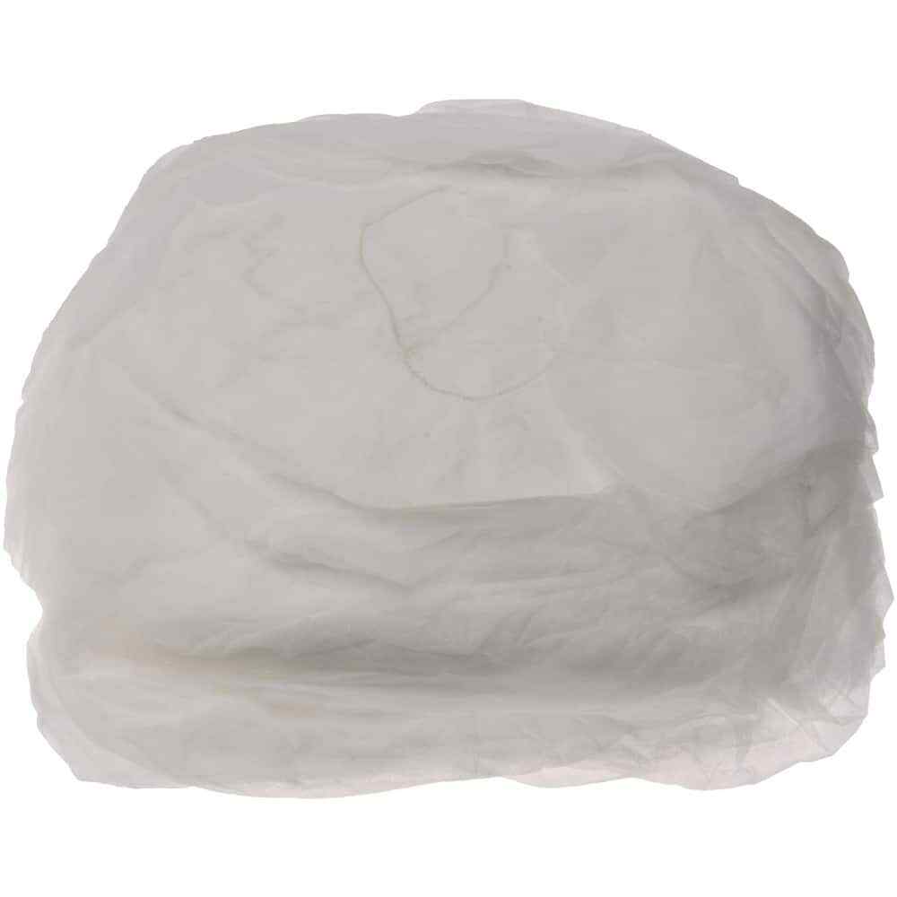 PRO-SAFE Food Service Bouffant Caps: White Nonwoven Polypropylene, 500 Pack
