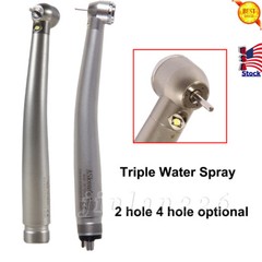 Pieza de mano LED turbina alta velocidad fibra óptica dental estilo NSK 2/4HOLES