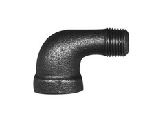 B&K 1/4″ Black Iron 90° Street Elbow NPT Pipe Fitting Gas HVAC Plumbing