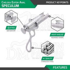 Chelsea Eaton Anal Rectal Speculum 2 Pcs Set (S,L) OB-GYN Urology Inst German Gr