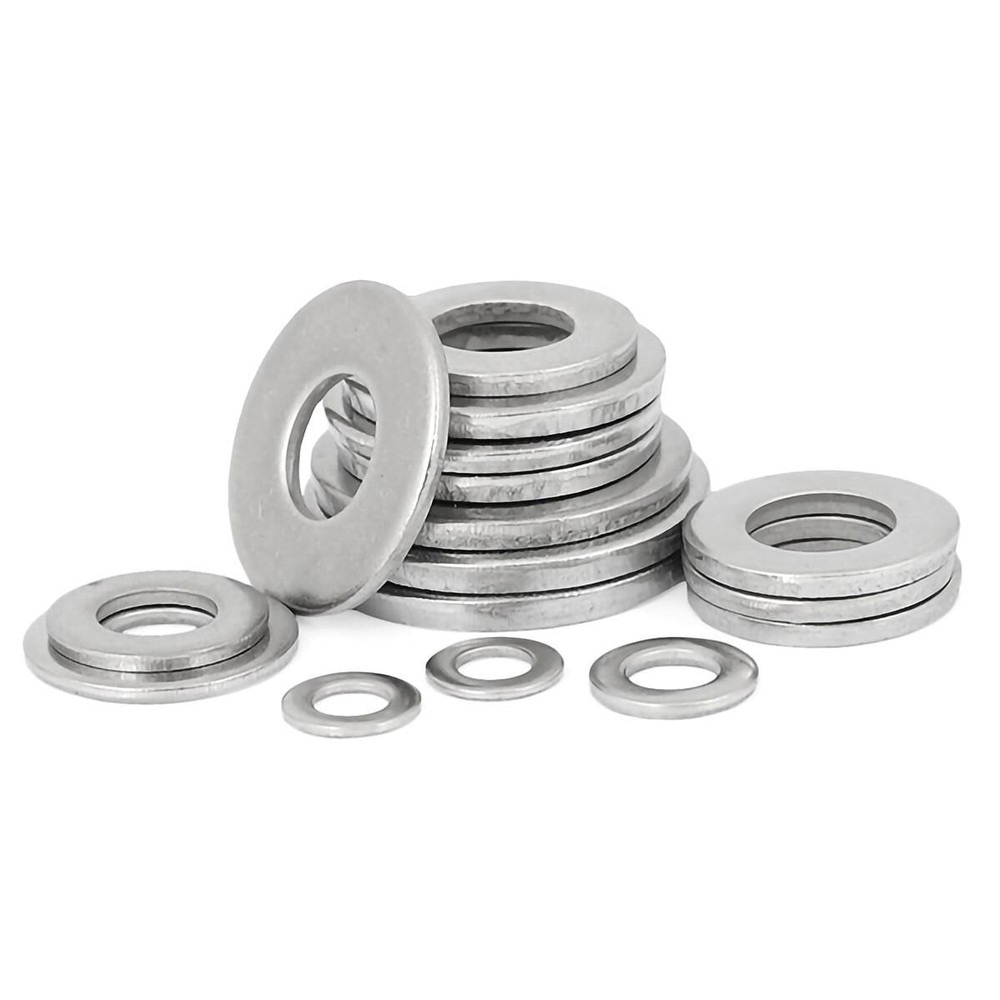 10/25/50/100 Stück Metall Flachscheibe M1.6 M2.5 M3 M4 M5 M6 M8 M10 M12 M14