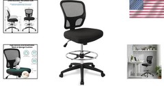 Ergonomic Tall Drafting Chair with Adjustable Height & 360-Degree Swivel