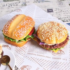 Artificial Hamburger Fake Burger Realistic Fake Food Bread Model Photography Pro